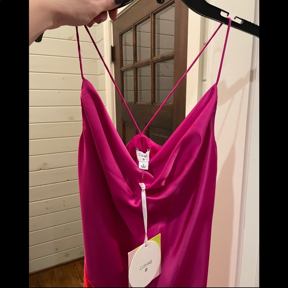 Pink and red cocktail dress - NWT! - Picture 3 of 3